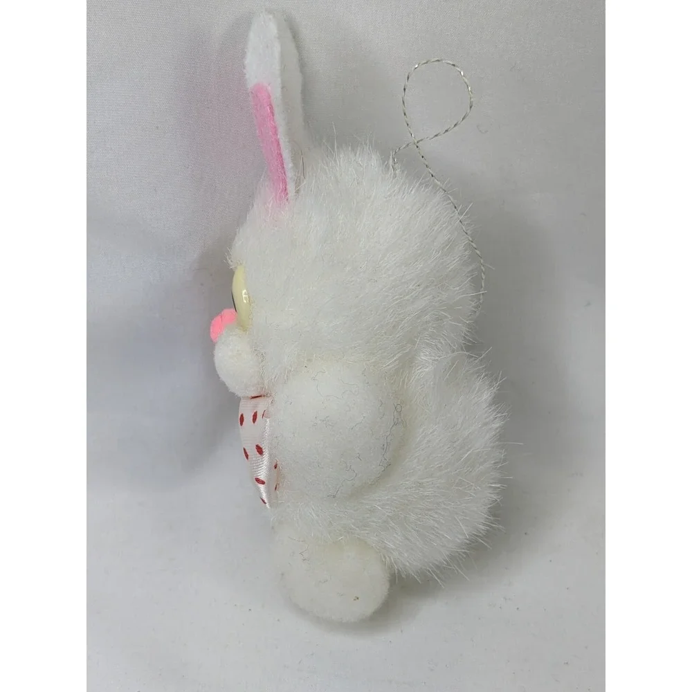 White Rabbit Plush‎ Bunny 4.5 Inch Puffy Felt Ears Ornament